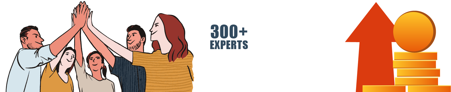 Over 300 Qualified Experts